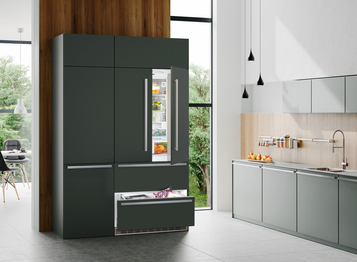 HCB 2092 Combined refrigerator-freezer with NoFrost for integrated 